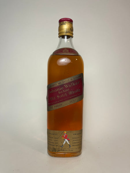 Johnnie Walker Red Label Blended Scotch Whisky - 1970s (40%, 75.7