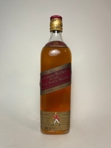 Johnnie Walker Red Label Blended Scotch Whisky - 1970s (40%, 75.7cl)