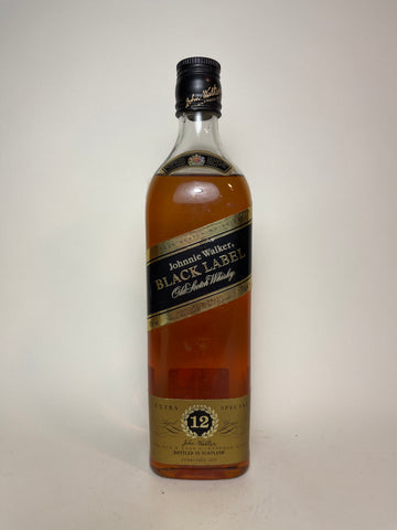 Johnnie Walker Black Label 12YO Extra Special Old Blended Scotch Whisky - 1990s (40%, 70cl)