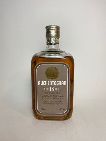 Eadie Cairns' Auchentoshan 18YO Lowland Pure Malt Scotch Whisky - 1980s (40%, 75cl)