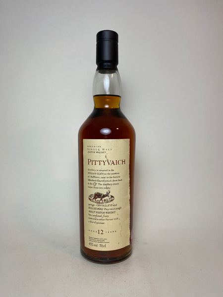 Flora & Fauna Pittyvaich 12YO Speyside Single Malt Scotch Whisky