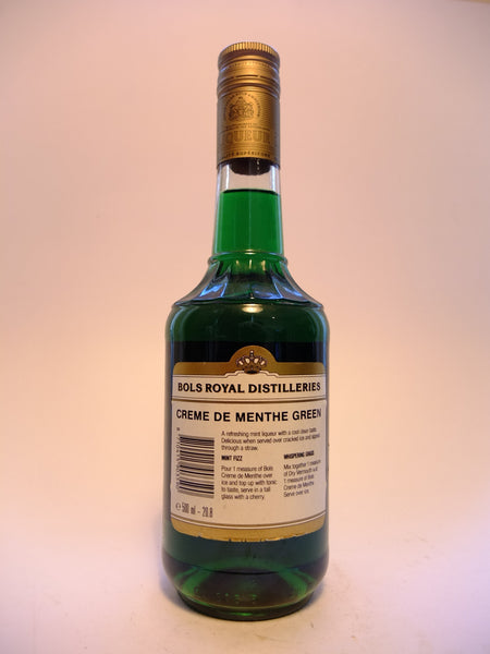 Erven Lucas Bols Crème de Menthe - 1980s (20.8%, 50cl) – Old