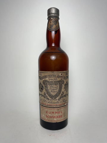 H. P. Schwabe Crème d'Allash Doppell Kümel - 1910s (ABV Not Stated, 70cl)