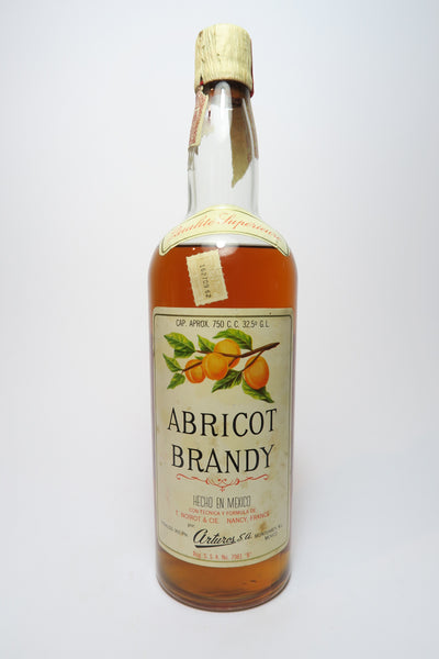 Arturos Mexican Apricot Brandy, made to formula of T. Noirot
