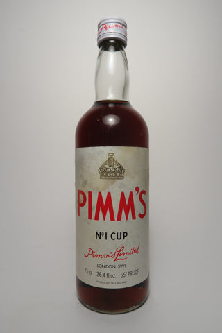 Pimm's No. 1 (Gin) Cup - 1970s (31.4%, 75cl)