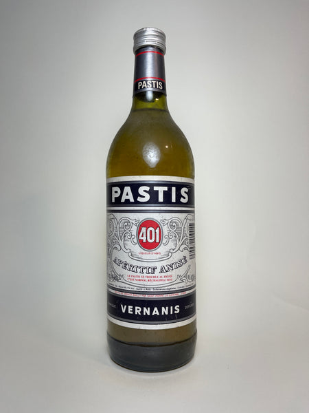 1980s Pastis Old Vernanis 100cl) 401 Spirits - – (40.1%, Company