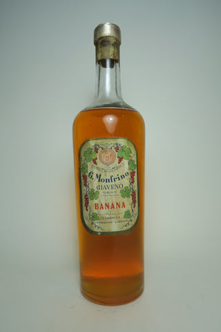 G. Monfrino Banana Liqueur - 1950s (ABV Not Stated, 100cl)