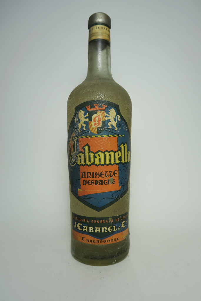 J. Cabanel Cabanella Anisette d'Espagne - 1950s (ABV Not Stated, 100cl)