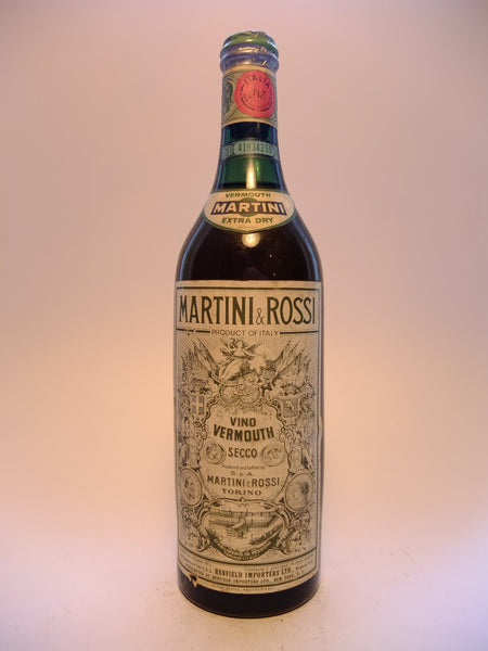 Martini & Rossi Dry White Vermouth - 1950s (18%, 88.8cl) – Old