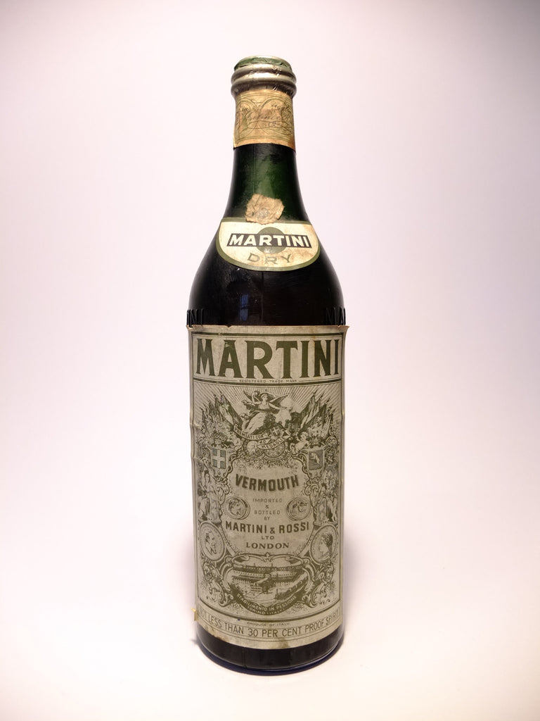 Martini & Rossi Dry White Vermouth - 1950s (17%, 100cl)