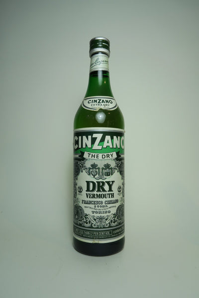 Cinzano Extra Dry White Vermouth - 1980s (17%, 75cl) – Old Spirits
