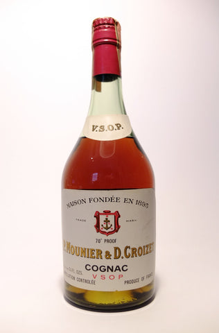 P. Mounier & D. Croizet VSOP Cognac - 1970s (40%, 68cl)