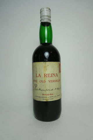 Rutherford & Miles La Riena Fine Old Verdelho Madeira - 1960s (ABV Not Stated, 75cl)