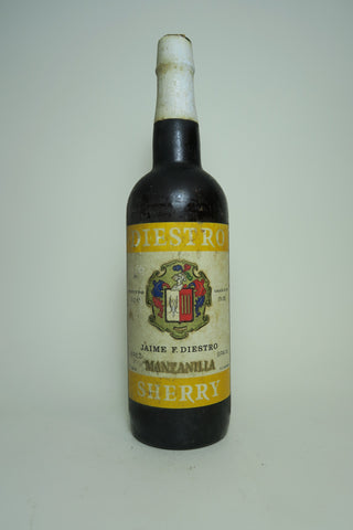 Diestro Manzanilla Sherry  - 1960s (17%, 75cl)