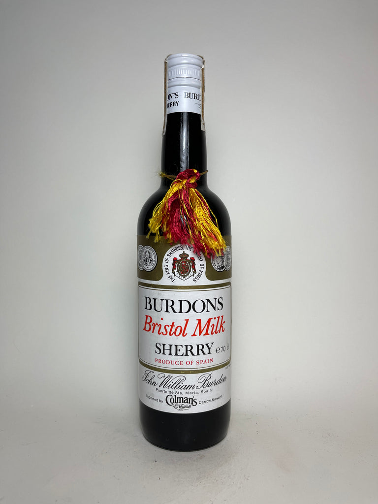 Burdon's Bristol Milk Sherry - 1970s (ABV Not Stated, 70cl)