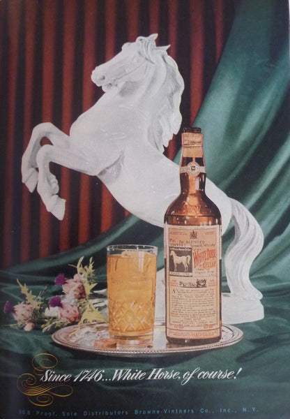 White Horse 8 Year Old Blended Scotch Whiskey - 1936-52