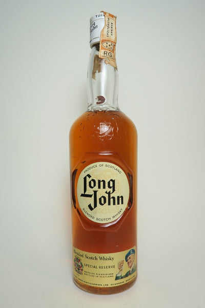 Long John Blended Scotch Whisky - 1970s (ABV Not Stated, 75cl