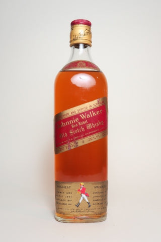 Johnnie Walker Red Label Old Scotch Blended Whisky - 1970s (40%, 75cl)