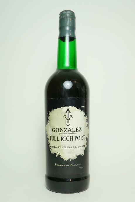 Gonzalez Byass & Co. Gonzalez Full Rich Port - 1960s (ABV Not Stated, 75cl)
