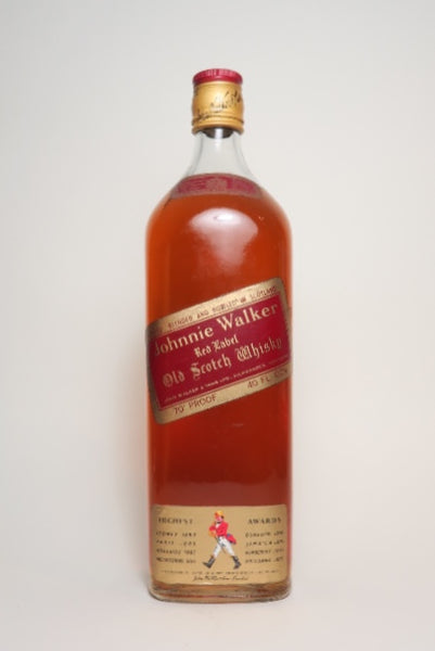 Johnnie Walker Red Label Blended Scotch Whisky - 1970s (40%, 113.6