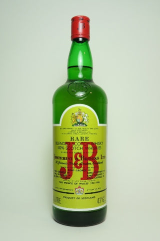 J & B Blended Scotch Whisky - 1970s (43%, 100cl)