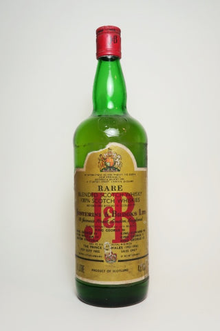 J & B Blended Scotch Whisky - 1960s (43%, 100cl)