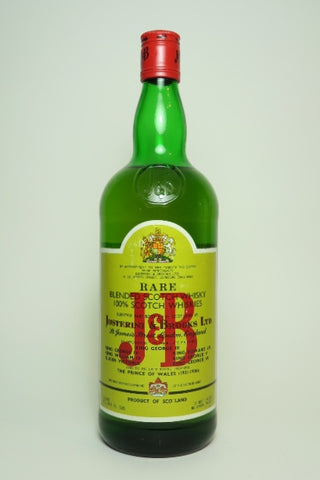 J & B Blended Scotch Whisky - 1970s (43%, 100cl)