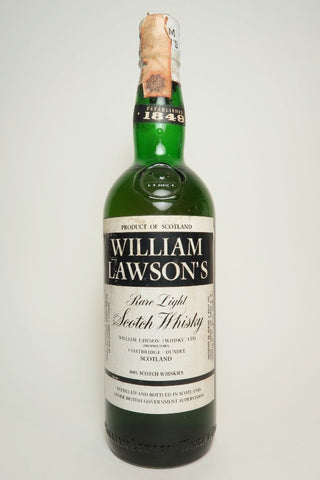 William Lawson's Rare Light Blended Scotch Whisky - 1960s (43%, 75cl)