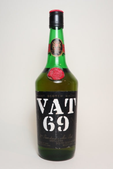 Sanderson's VAT 69 Finest Blended Scotch Whisky - 1970s (40%, 75cl