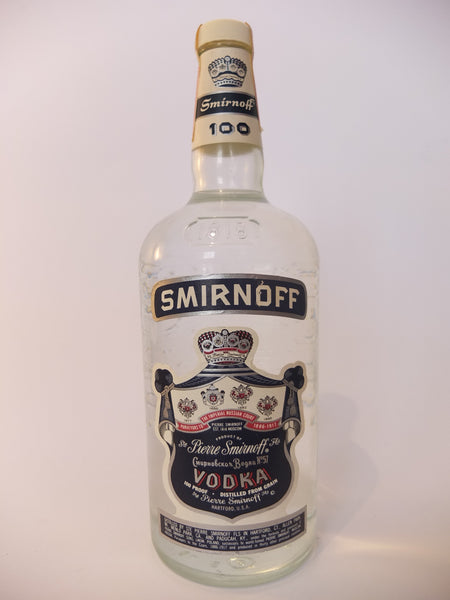 Smirnoff Blue Label Vodka – - 113.6cl) Spirits 1970s (50%, Company Old