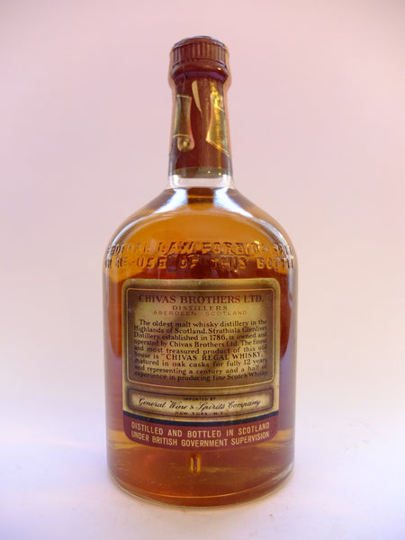 Chivas Regal 12 Year Old Blanded Scotch Whisky - 1960s (43%, 75.7