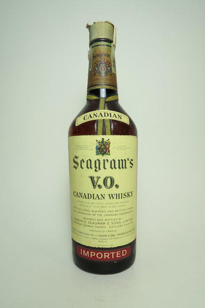 Seagram's V.O. Blended Canadian Whisky - Distilled 1966 (43%, 75cl