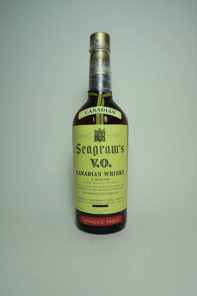 Seagram's V.O. CANADIAN WHISKY 古酒 Seagrams VO Canadian Whisky - Smart & Final