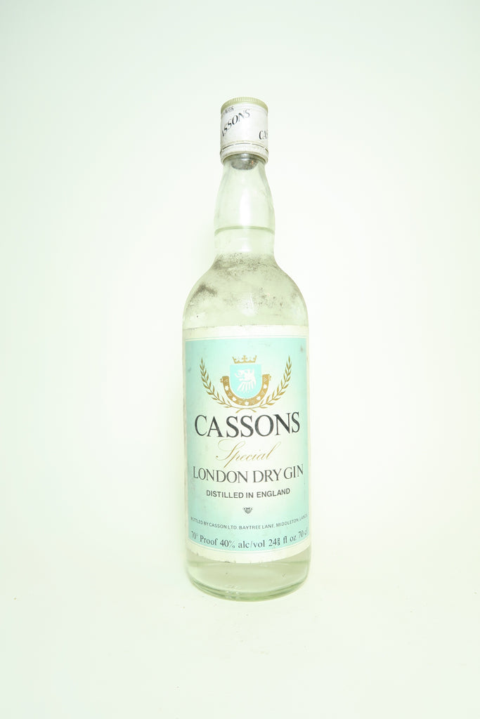 Cassons Special London Dry Gin - 1970s (40%, 70cl)