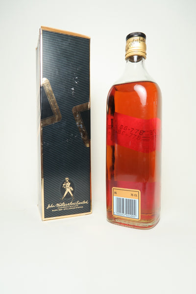 Johnnie Walker 12YO Black Label Blended Scotch Whisky - 1980s (40
