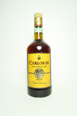 Pedro Domecq Carlos III Spanish Brandy - 1980s (37%, 100cl)