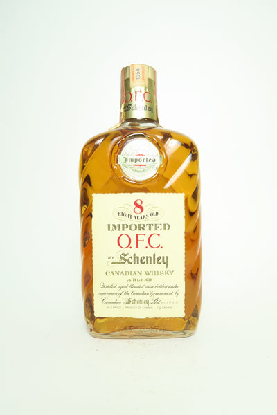 Whisky Canadian Schenley O.F.C 8 Years 1970-1978 75cl 43.4