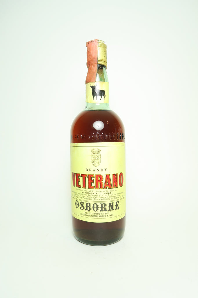 Osborne Veterano Spanish Brandy - 1970s	(40%, 75cl)