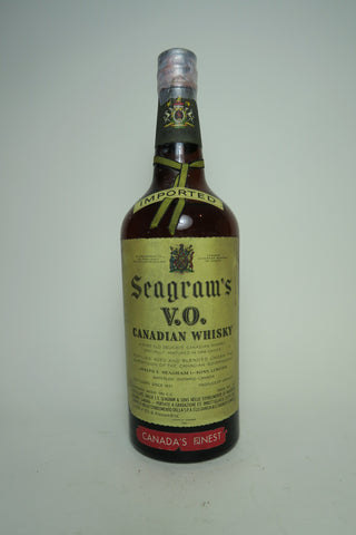 Seagram's V.O. 6YO Blended Canadian Whisky - late 1950s/early 1960s	(43%, 75cl)