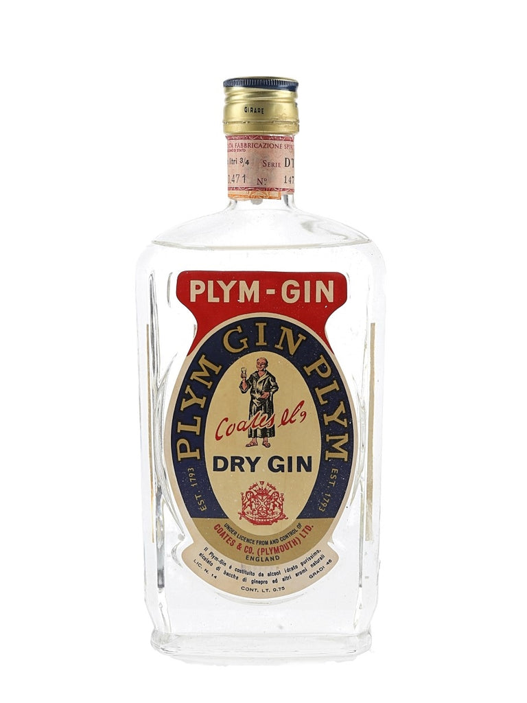 Coates & Co. Plym-Gin Plymouth Dry Gin - Late 1960s/Early 1970s (46%, 75cl)