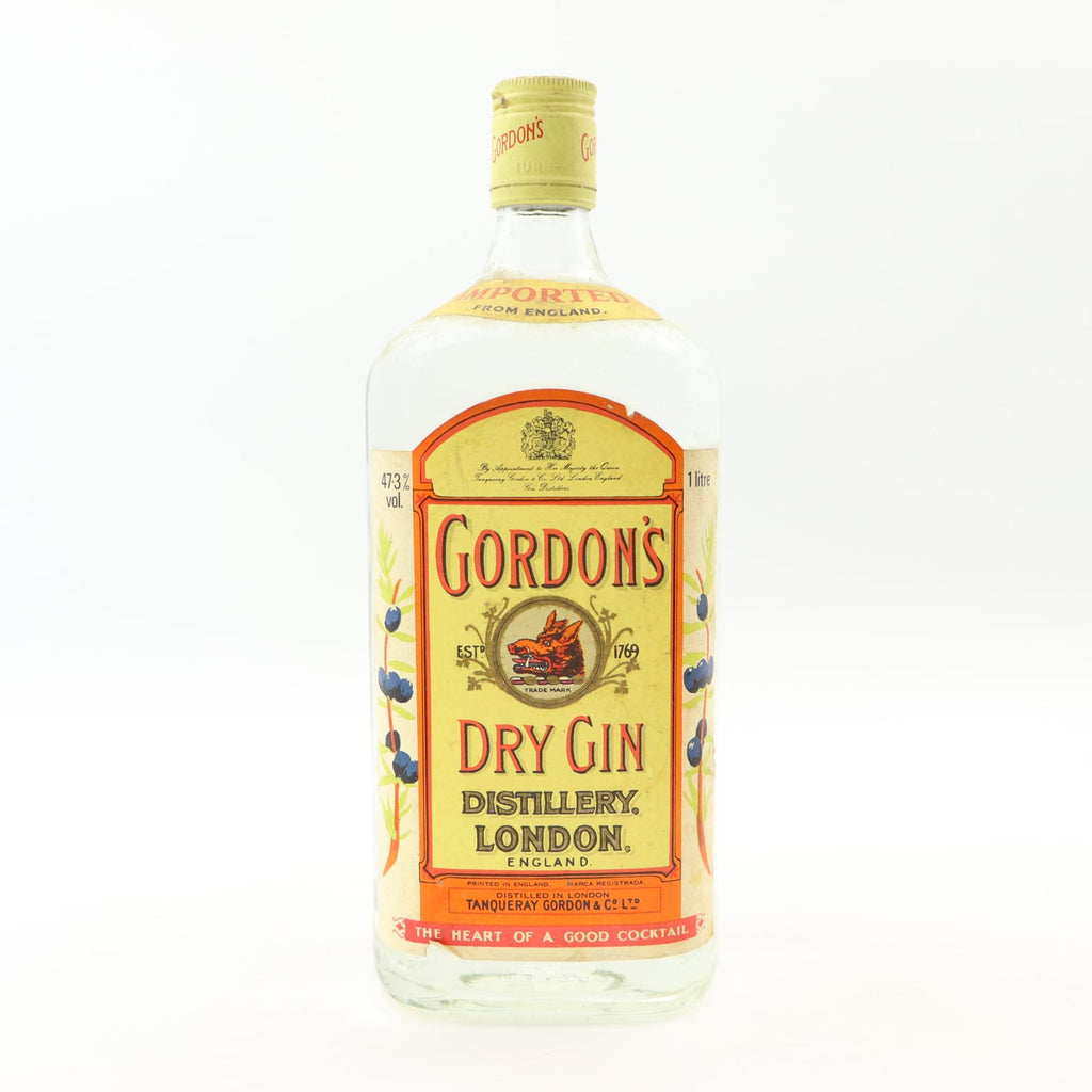 Gordon's London Dry Gin (Export) - 1970s (47.3%, 100cl)