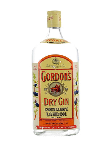Gordon's London Dry Gin (Export) - 1970s (47.3%, 100cl)