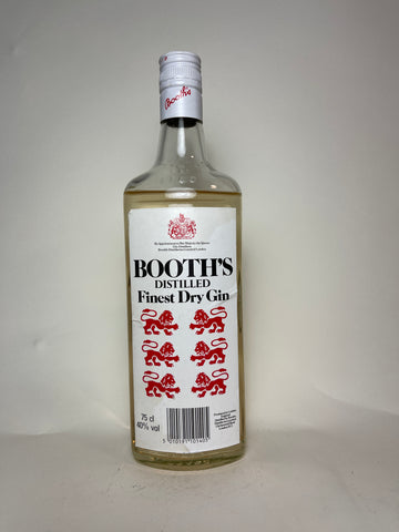 Booth's Finest London Dry Gin - 1980s (40%, 75cl)