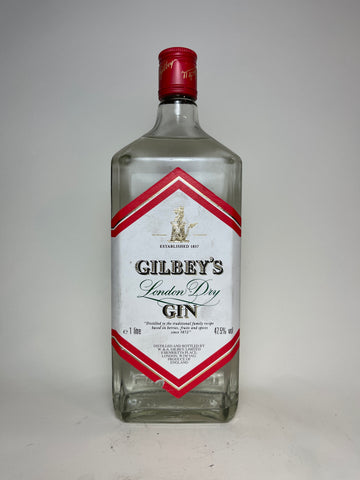 Gilbey's London Dry Gin - 1980s (47.5%, 100cl)