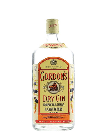 Gordon's London Dry Gin (Export) - 1970s (47.3%, 100cl)