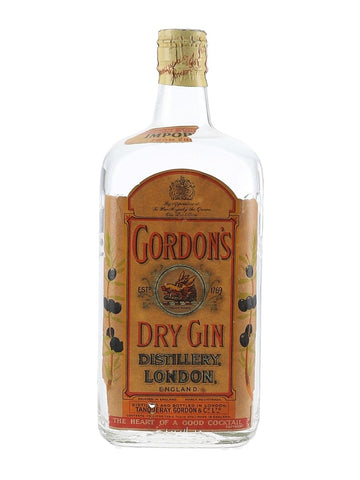 Gordon's London Dry Gin (Export) - 1950s (ABV Not Stated, 75cl)