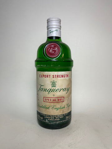 Charles Tanqueray Export Strength Special Dry Distilled English Gin - 1980s (47.3%, 70cl)