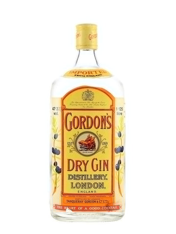 Gordon's London Dry Gin (Export) - 1970s (47.3%, 112.5cl)