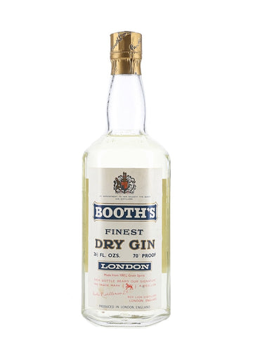 Booth's Finest London Dry Gin - Dated 1965 (40%, 75cl)