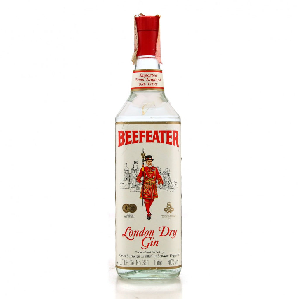 James Burrough\'s Beefeater London Dry Gin - c. 1976 (40%, 100cl) – Old  Spirits Company